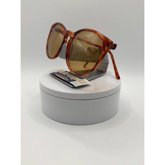 NEW Vintage Sunglasses | Non RX | Brown Tortoise Plastic Style | 1990s | #866 main image 7